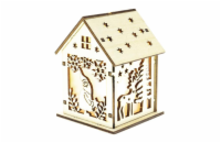 Dekorace vánoční RETLUX RXL 333 WW domeček se skřítkem