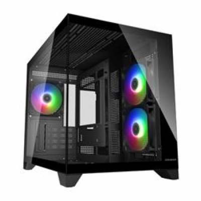 COUGAR PC skříň FV150 RGB Black Mini tower