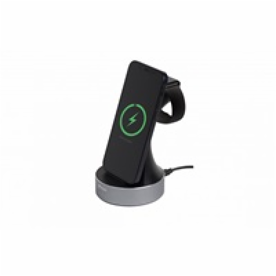 VERBATIM Bezdrátová nabíječka 2v1 Qi MFi pro Apple Watch ...