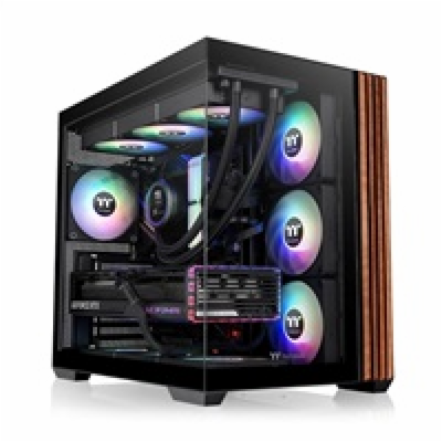 THERMALTAKE Case View 380 WS ARGB, Průhledná bočnice, černá