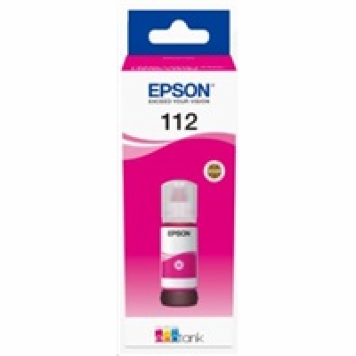 BAZAR - EPSON ink bar 112 EcoTank Pigment Magenta ink bot...