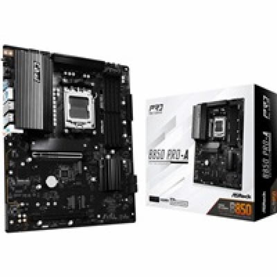 BAZAR - ASRock MB Sc AM5 B850 Pro-A, AMD B850, 4xDDR5, 1x...