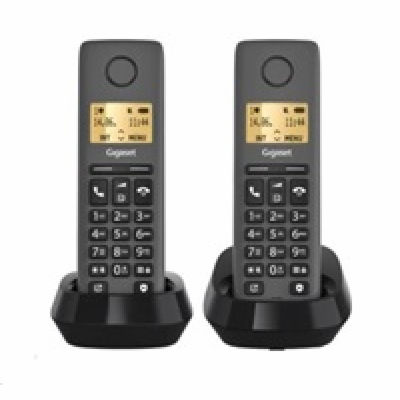 BAZAR - Gigaset Basic 100 Duo Black - Poškozený obal (Kom...