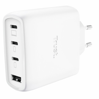 TRUST MAXO 65W 4P GAN CHARGER WHT