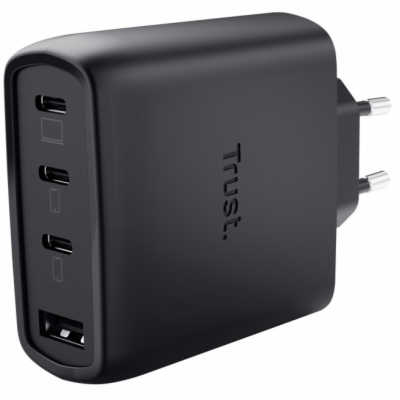 TRUST MAXO 65W 4P GAN CHARGER BLK