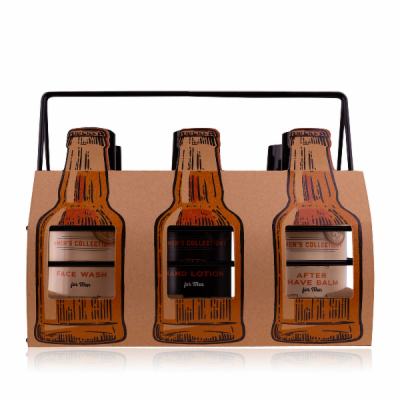 ACCENTRA SET koupelový MEN´S COLLECTION  6 ks pivních lah...