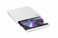 BAZAR - HITACHI LG - externí mechanika DVD-W/CD-RW/DVD±R/±RW/RAM GP60NW60, Slim, White, box+SW - Poškozený obal (Komplet