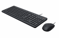 HP 150 Klávesnice a myš, USB, EU - černá Set HP 150 klávesnice a myš (240J7AA#ABB) je praktické kancelářské řešení pro každodenní práci doma i v kanceláři. Chiclet klávesy zajišťují tiché a pohodlné 