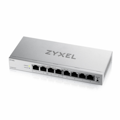 Zyxel GS1200-8HP v3, 8 Port Gigabit PoE+ webmanaged Deskt...