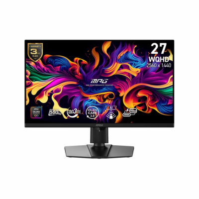 MSI MPG/271QR QD-OLED X50/26,5"/QD-OLED/QHD/500Hz/0,03ms/...