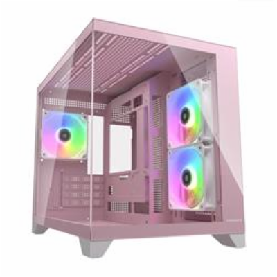 COUGAR PC skříň FV150 RGB Pink Mini tower