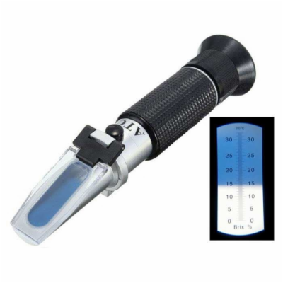 Optický refraktometr ATC 0-32% Brix pro měření obsahu cukru