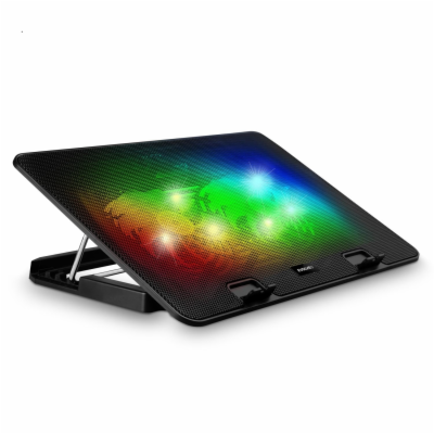 EVOLVEO A101RGB, chladící podložka pro notebook, 2x venti...