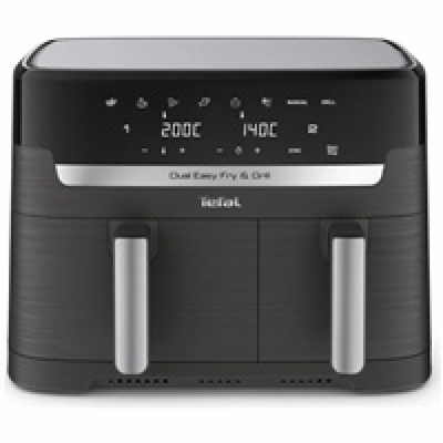 Tefal Dual Easy Fry & Grill 2v1 Horkovzdušná fritéza, Černá