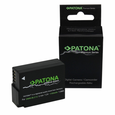 PATONA baterie pro foto Panasonic DMW-BLC12 E 1100mAh Li-...