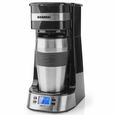 NEDIS Butler kávovar/ na jeden šálek/ dvoustěnný cestovní...