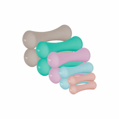 Sada činek z litiny a neoprenu REBEL RBA-2329-S 2x0,5kg+2...