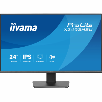 iiyama ProLite/X2493HSU-B1/23,8"/IPS/FHD/120Hz/1ms/Černá/3R