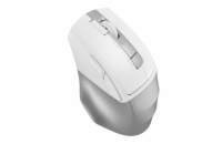 A4tech FB45CS Air2 FStyler, bezdrátová tichá kancelářská myš, BT+2,4GHz, USB-A&C, bílá