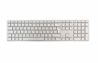 HP 970 Programovatelná Bezdrátová Klávesnice, UK – stříbrná HP 970 Programovatelná bezdrátová klávesnice je prémiový HP klenot se stříbrným designem, podsvícenými klávesami a možností programování zk