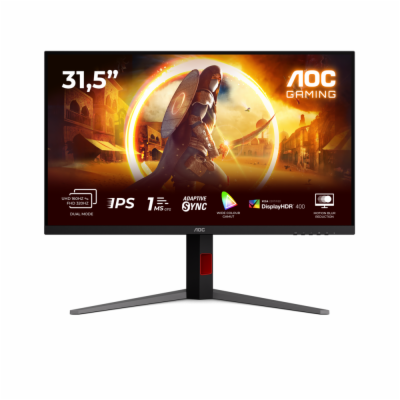 AOC LCD herní U32G4U 31,5" IPS 4K/3840x2160@160Hz/0,5ms/4...
