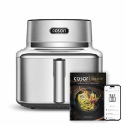 Cosori Iconic Single chytrá horkovzdušná fritéza 6,2 L nerez