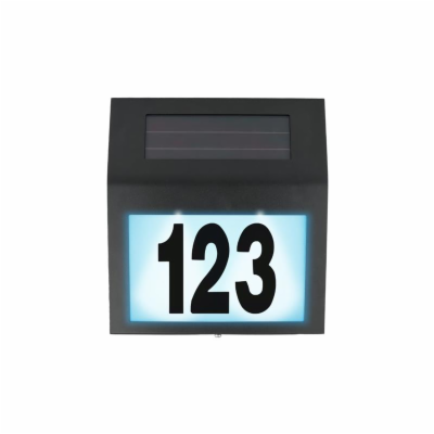 Svítidlo solární DPM SBT01B s číslem domu