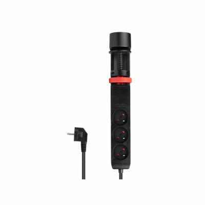 Prodlužovací přívod 3 zásuvky 1,5m DPM PF1515