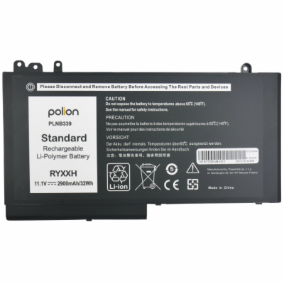 TRX Baterie Polion PLNB339 pro notebooky DELL RYXXH Latit...