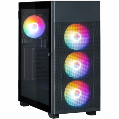 Zalman skříň S5 Neo Black / ATX / 4x 120mm RGB Fan / USB ...