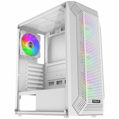 EVOLVEO Xenon, Midi Tower/ 4x ARGB/ mesh+sklo