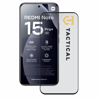 Tactical Glass Shield 5D sklo pro Xiaomi Redmi Note 15 Pr...