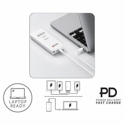 SKROSS powerbank Reload 20 100W PD, 20 000mAh, USB A+C