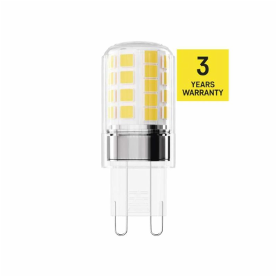 Žárovka LED JC G9 4,2W bílá přírodní EMOS ZQ9E23.2 2ks