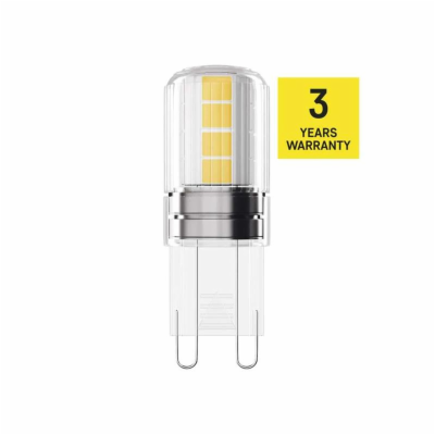 Žárovka LED JC G9 2,5W bílá teplá EMOS ZQ9D12
