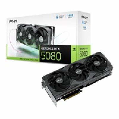 PNY VGA NVIDIA GeForce RTX 5080 Triple Fan 16GB, RTX 5080...