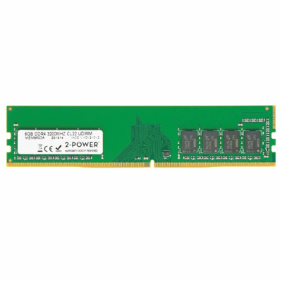 2-Power 8GB DDR4 3200MHz CL22 DIMM Paměťový modul 2-Power...