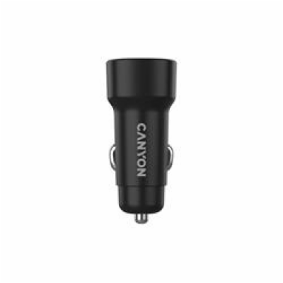 CANYON car charger OnDrive 24  24W 2xUSB-A Black