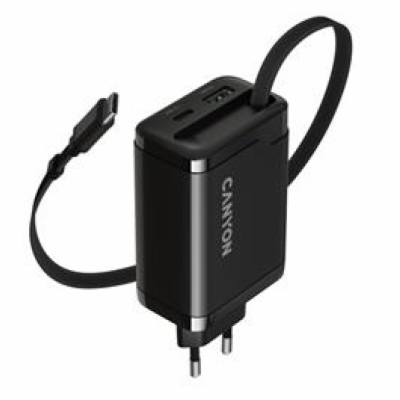CANYON charger OnCharge 65RC Build-In Cable USB-C 65W 1xP...