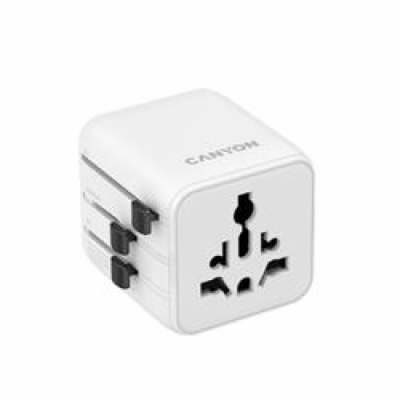 CANYON Travel Adapter OnTour One EU/UK/US/AUS   White