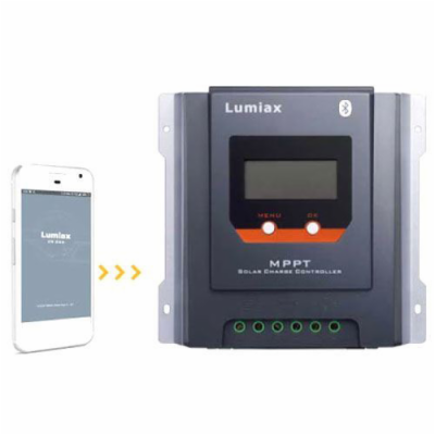 Solární regulátor MPPT Lumiax MT2075-BT, 12-24V/20A, blue...