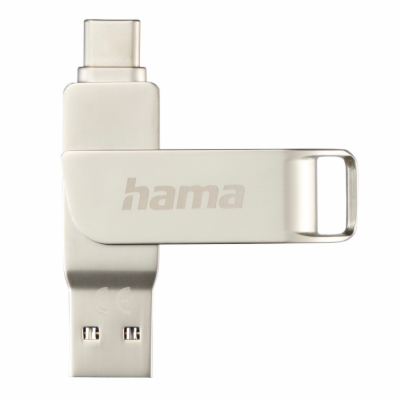 Hama USB flash disk C-Rotate Pro, USB-C 3.2, 128 GB, 70 M...