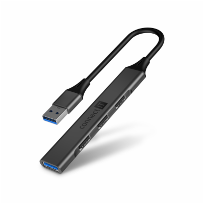 Connect IT USB-A hub (1x USB-A 3.0, 3x USB-A 2.0), extern...