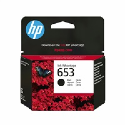 BAZAR - HP 653 Black Original Ink Advantage Cartridge (36...