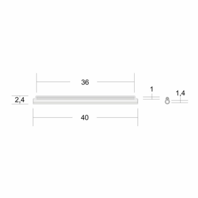 Trubičková Ochrana Optického svaru 40mm Premium OPTIX Tra...