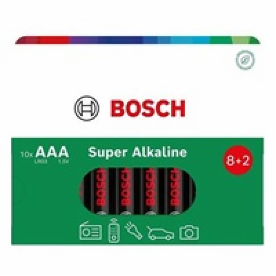 Bosch LR03SA10B/00 Super Alkaline (Blistr 10 ks)