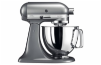 KitchenAid Artisan 5KSM125ECU Kuchyňský robot - 10 rychlostí, planetární systém, celokovová konstrukce, stříbrná