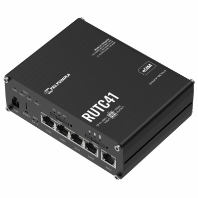 Teltonika RUTC41 průmyslový router   4x LAN, 1x WAN, 4G/L...