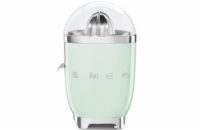 Smeg CJF11PGEU citrusový odšťavňovač, 70 W, manuální tlak, univerzální kužel z nerezové oceli, pastelově zelený