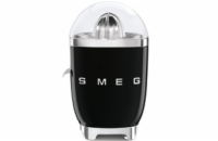 Smeg CJF11BLEU citrusový odšťavňovač, 70 W, manuální tlak, univerzální kužel z nerezové oceli, černý